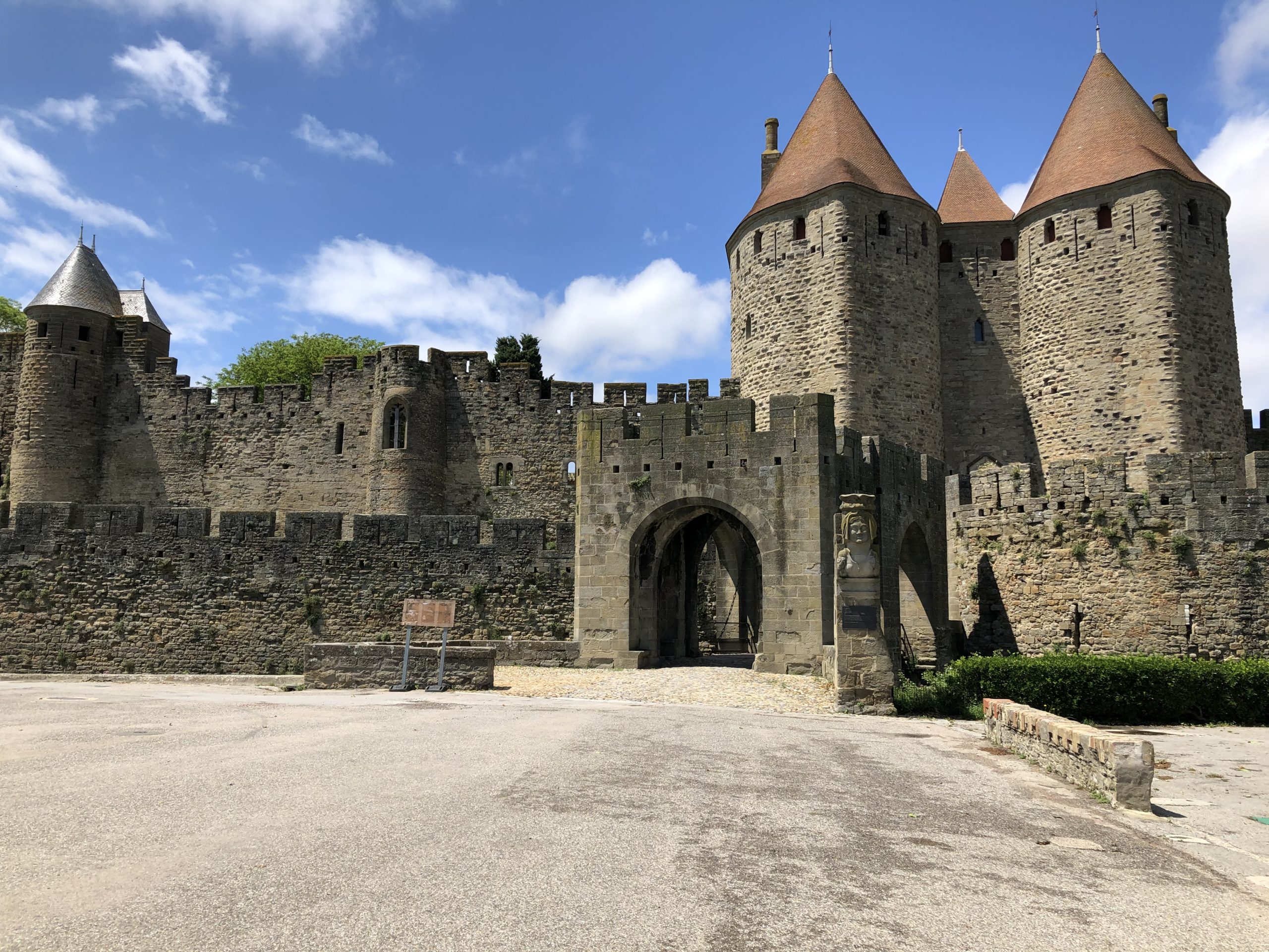 Carcassonne's walled city the Narbonne Gate